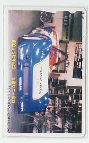 9-j077 カーレース 日産サニー山口 TCP テレカ_画像1