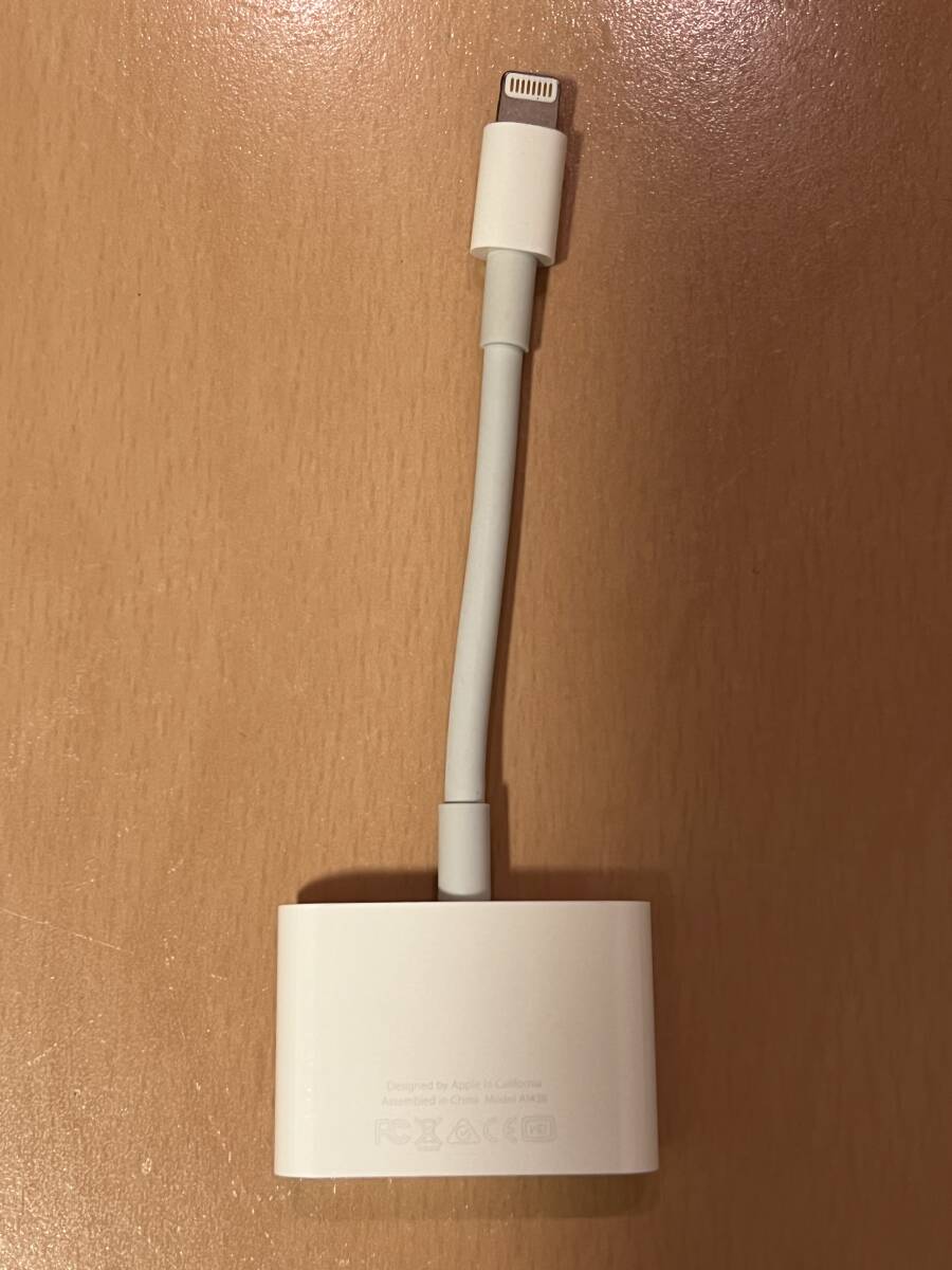 1円～ Apple(アップル) Lightning Digital AVアダプタ HDMI変換ケーブル MD826AM/A A1438