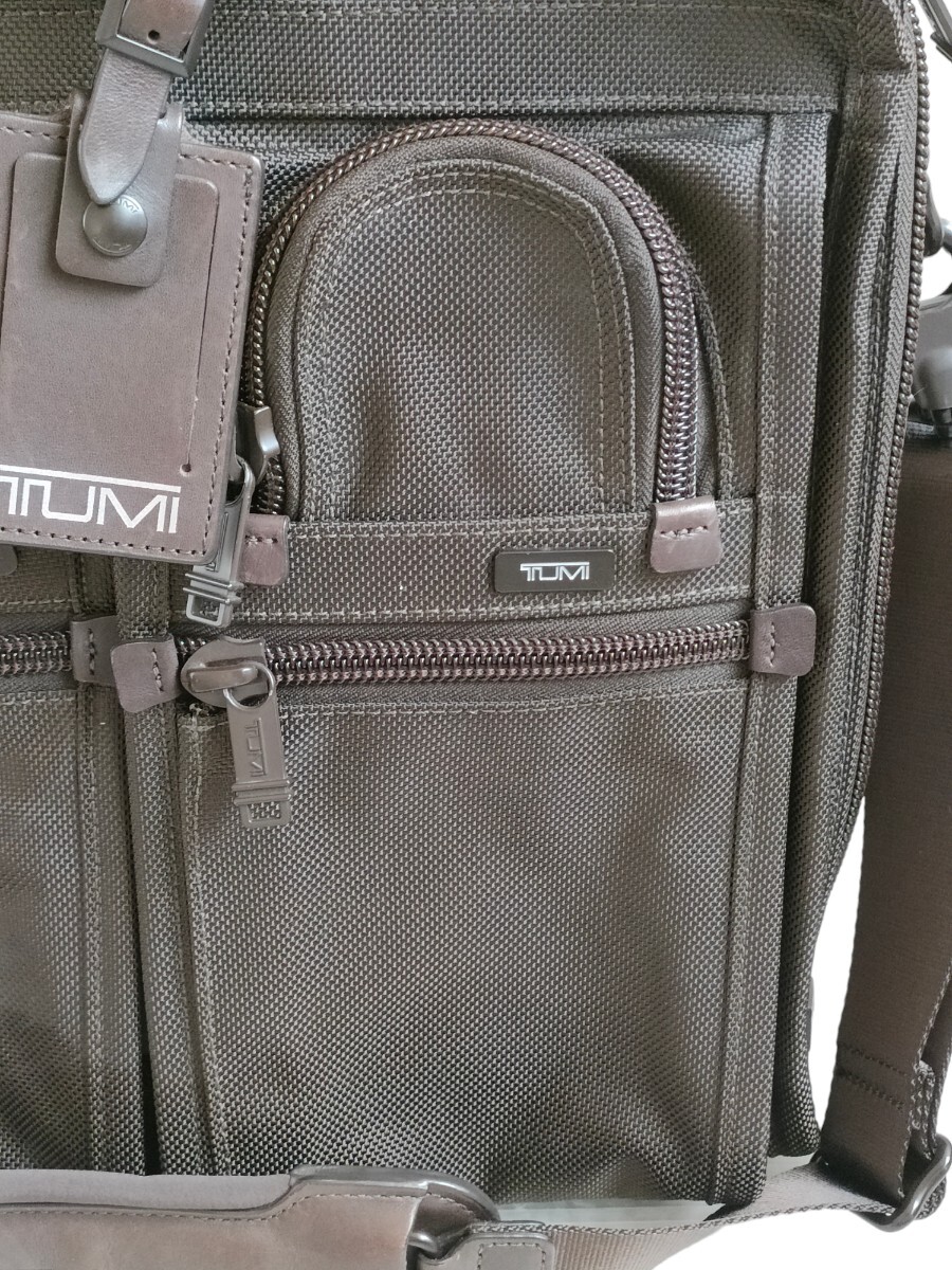 【TUMI／トゥミ】2WAYビジネスバッグ ダークブラウン 26114BH 極美品 ブリーフケース 2way ナイロン ショルダーバッグ