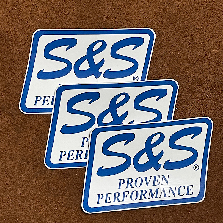 S&S ビンテージ ステッカー ハーレーダビッドソン モーター系 デッドストック バイカー S&S PROVEN PERFORMANCE Vintage Sticker Squareの画像1