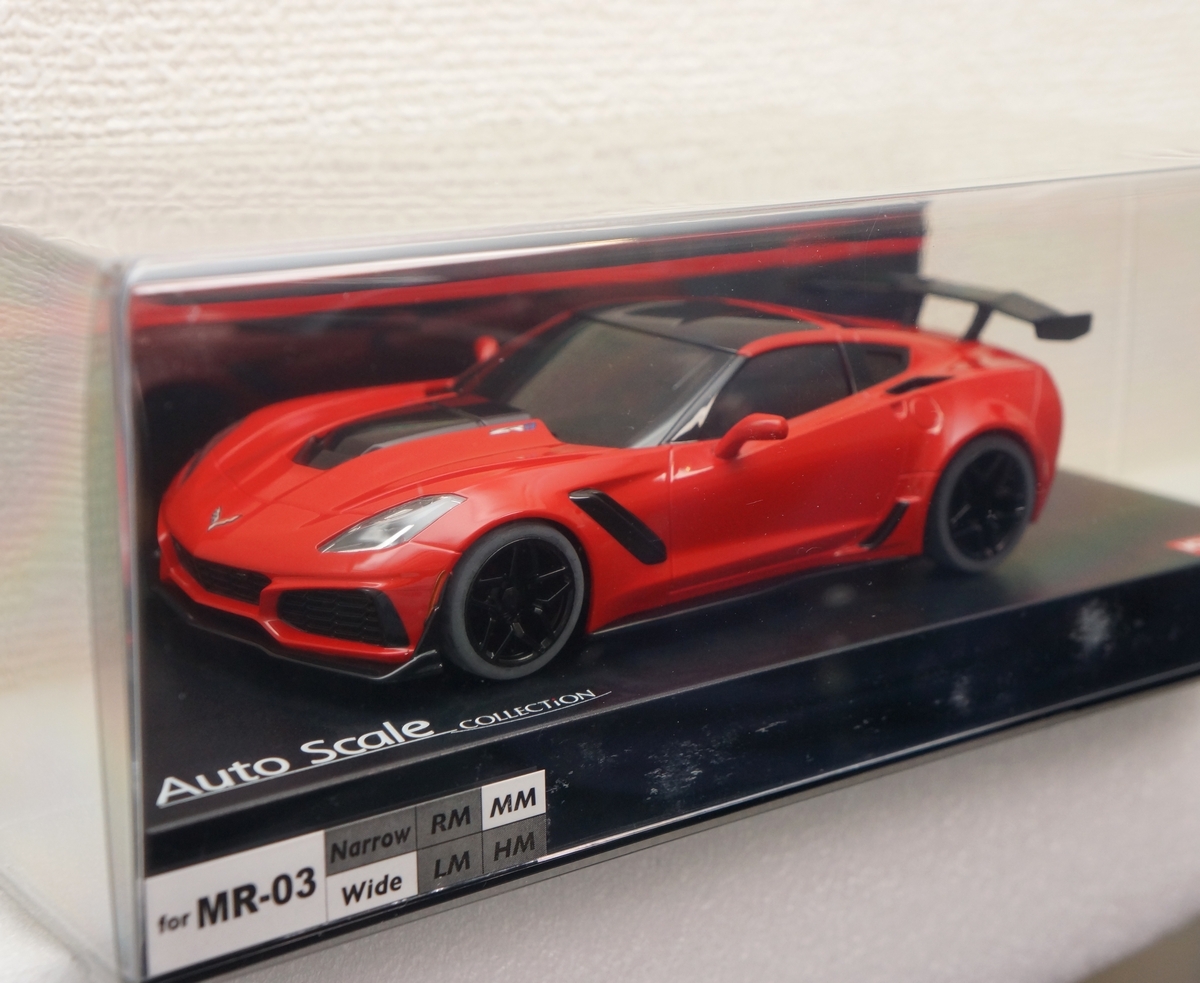 【送料無料】京商 ミニッツ シボレー コルベット ZR1 MZP240R (Kyosho Chevrolet Corvette MINI-Z 1/28 ASC オートスケールコレクション_画像1