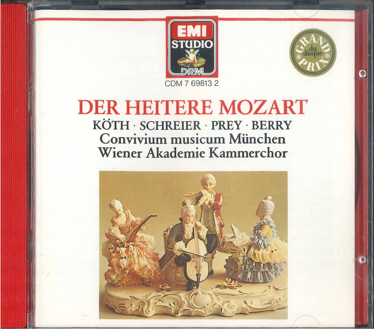 独EMI旧規格★Der Heitere MOZART(ケート、シュライアー、プライ他モーツァルト)_画像1