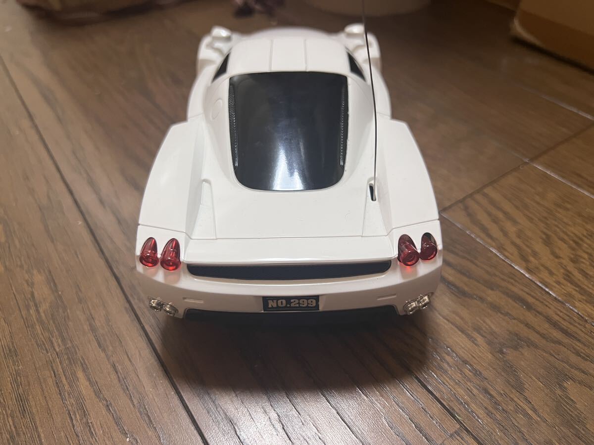 [ beautiful goods ] radio-controller toy Enzo Ferrari white operation verification ending 1/16