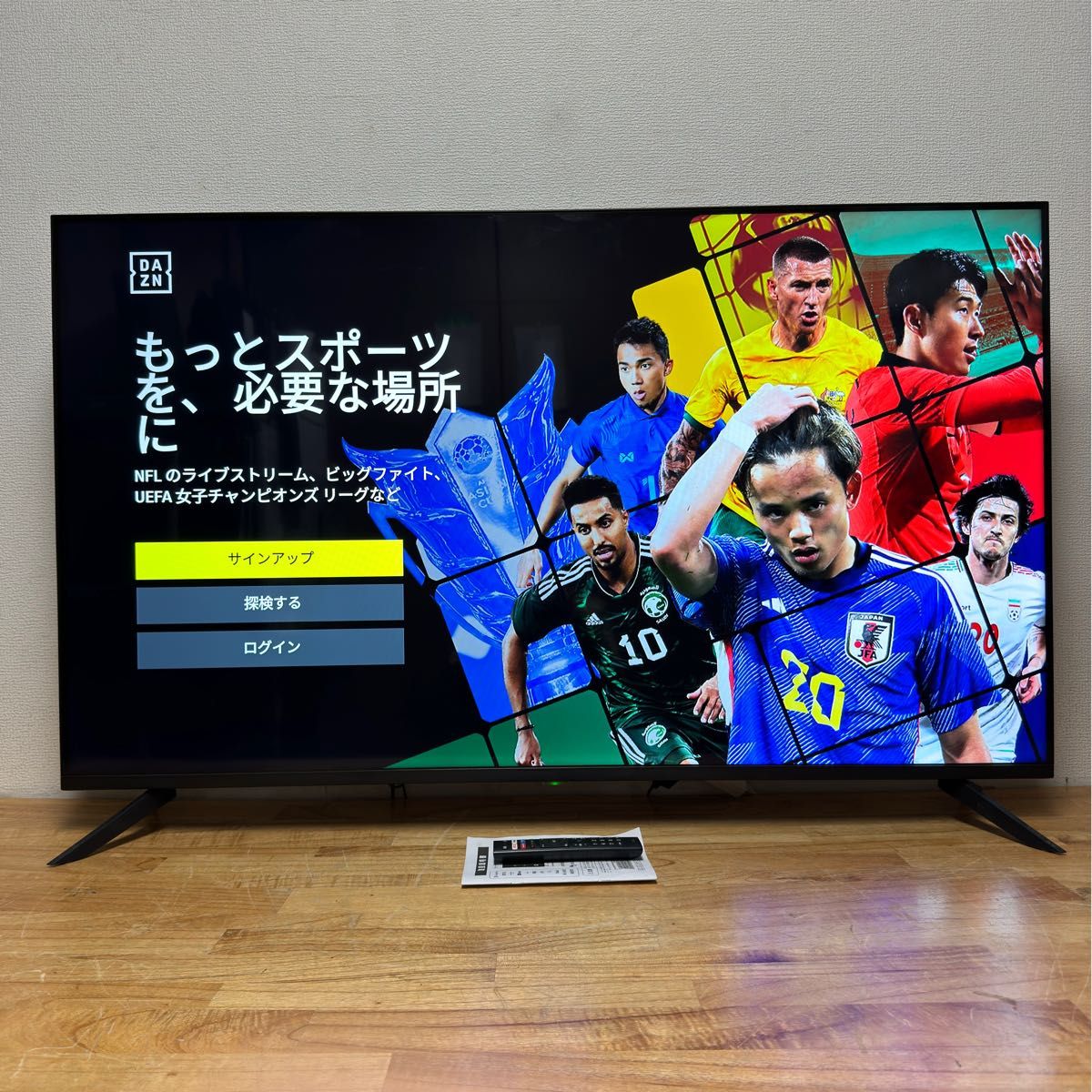 ASTEX 55V型 4K チューナーレス Android TV スマートテレビ HDR対応 AI-S55K 2023年製 動画○ ASTEX 55V型 4K チューナーレス Android TV スマートテレビ HDR対応 AI-S55K 2023年製 動画○
