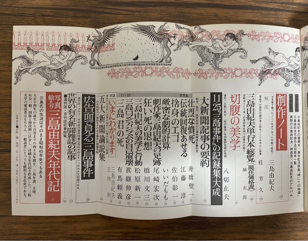 新評  全巻 三島由紀夫大鑑  昭和46年発行