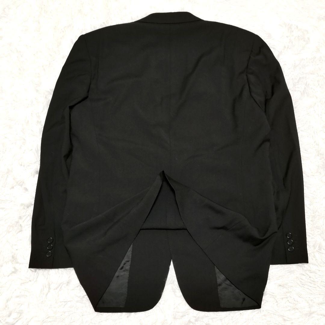  rare 2XL corresponding *CASTANGIAka Stan jia suit setup top and bottom wool 100% men's formal standard business . clothes unlined in the back black made in Italy 