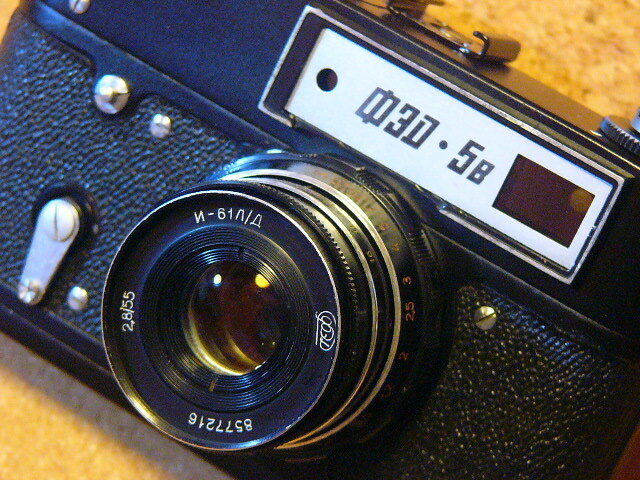 動作・状態良好 Leica L39マウント機 FED フェド FED-5a型 ブラック +Industar-61 F2.8 55mm 他 (動作・良品) ジャンク扱い_画像7