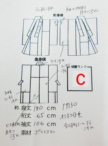 cherry★y7130qo★ブライダルフェア★訳あり★白掛下☆婚礼用 掛下★オフホワイト系★花嫁衣装 白無垢 結婚式 和装【中古品/ポリ】_画像8