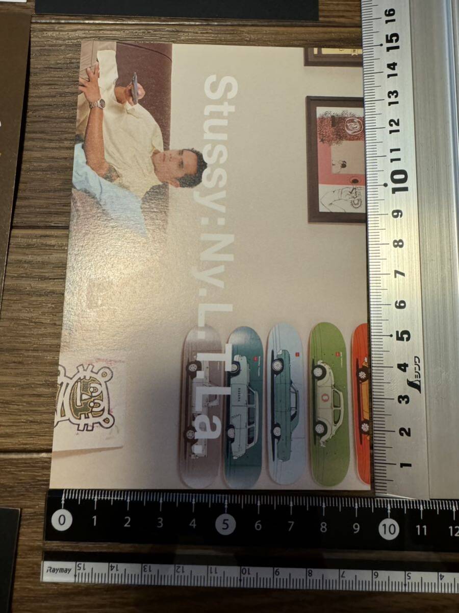 STUSSY 非売品 ポストカード フライヤー OLD ヴィンテージ セットで SET 激レア 希少 ステューシー 限定 チャプト オールド資料コレクター の画像4