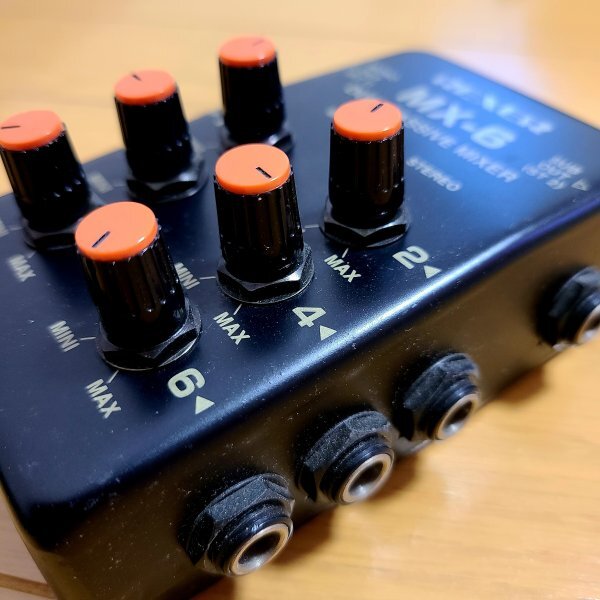 ■中古 REXER MX-6 パッシブ 6チャンネルミキサー_画像4