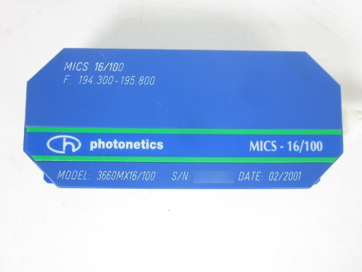【中古】MUX（Blue）　MICS-16/100R　フォトネティックス　MODEL 3600MX16/100　x01090　★送料無料★[物理 理化学 分析 回路素子]_画像6