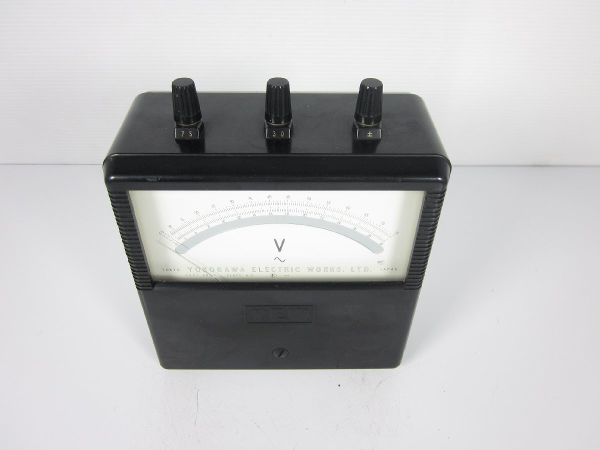 【中古】交流電圧計　2013-16　横河電機 YOKOGAWA 【電圧測定レンジ】30/75V(2レンジ)　実効値表示　3z2278　★送料無料★[電圧 電流 電力]_画像3