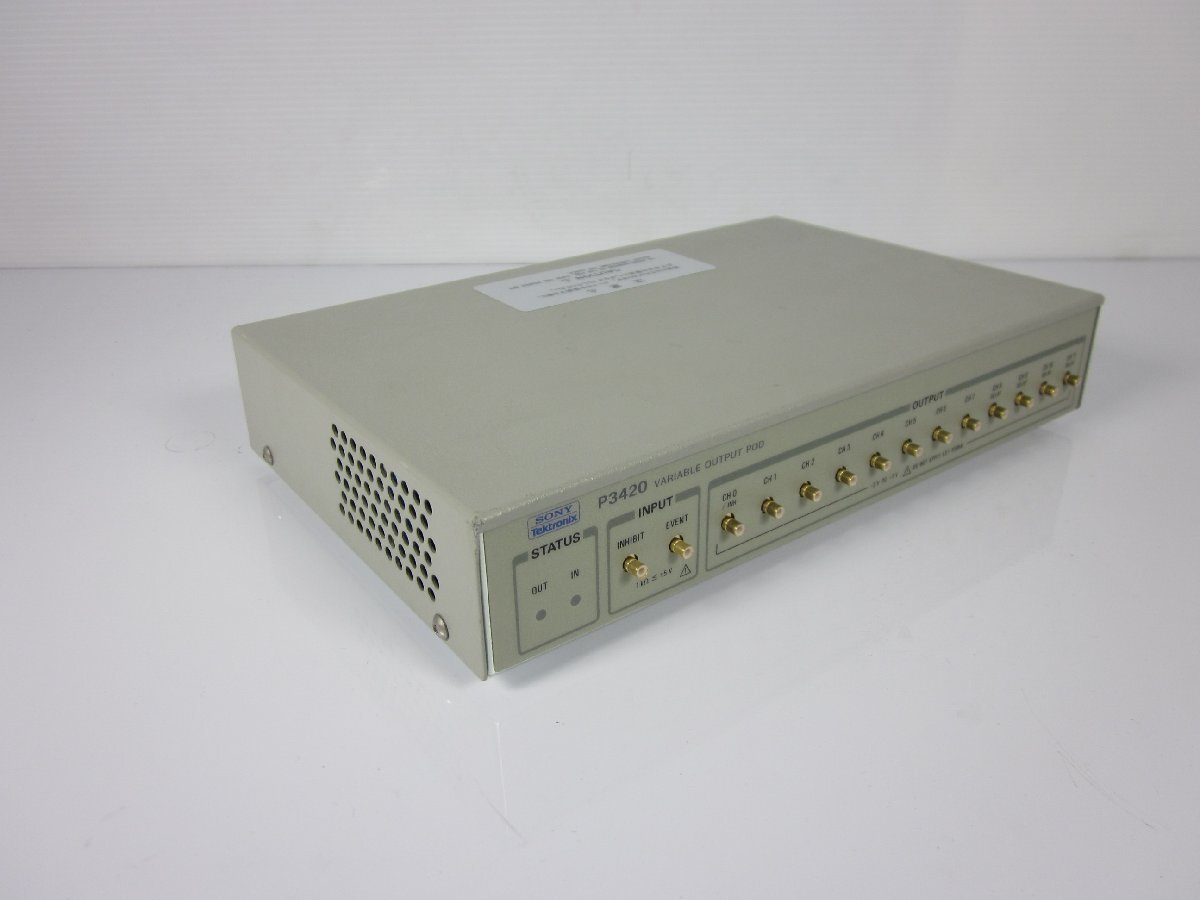 【中古】12CH可変出力ポッド　P3420　テクトロニクス tektronix　3z1960　ジャンク品★送料無料★[信号発生器]_画像7