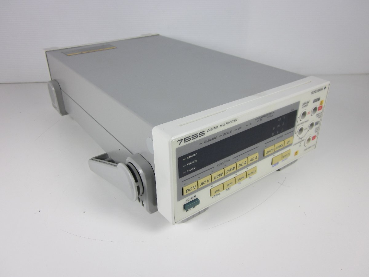 【中古】デジタルマルチメータ　7555(755501)　横河電機 YOKOGAWA　5.5桁　4線式抵抗測定対応　3z0927　★送料無料★[電圧 電流 電力]_画像2