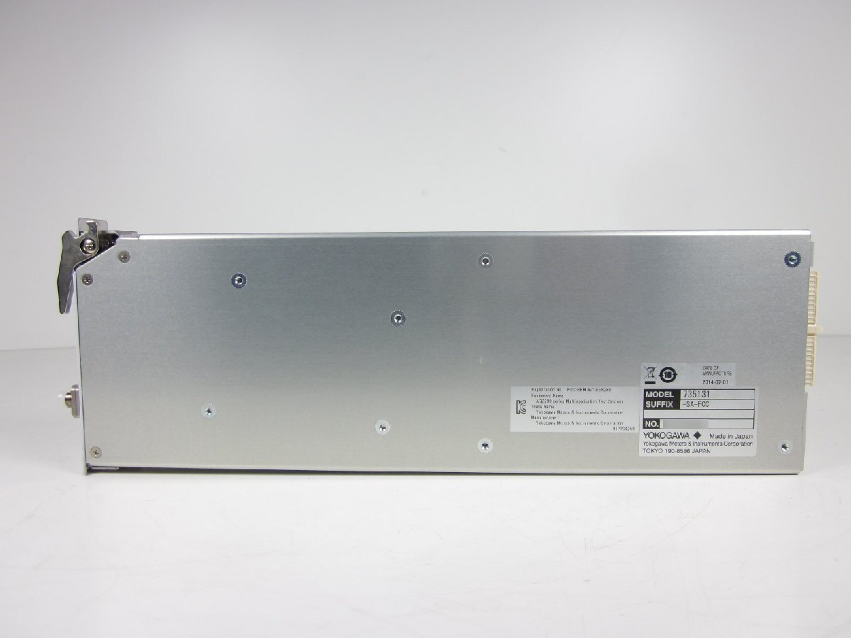 【中古】光アッテネータモジュール　AQ2200-311A　横河計測 YOKOGAWA　AQ2200用　60dB　1200～1700nm　x02479　★送料無料★[光関連]_画像8