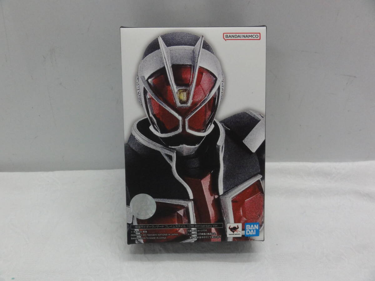 Ｘ150 特典付き S.H.Figuarts 真骨彫製法 仮面ライダーウィザード フレイムスタイル 10th Anniversary Ver フィギュア_画像1