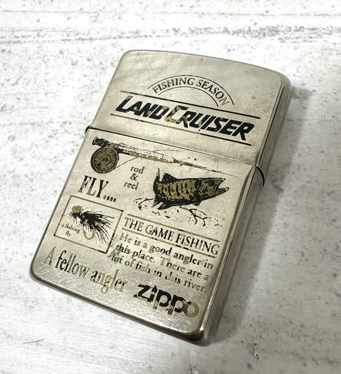 ■ ZIPPO ■ LAND CRUISER ランドクルーザー zippo ジッポ ライター オイルライター 限定品 喫煙具 喫煙グッズ 着火未確認 火花あり_画像1