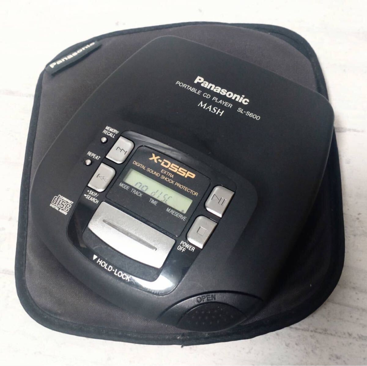 ■希少レア■ Panasonic SL-S600 パナソニック CDプレーヤー ウォークマン ポータブルCDプレーヤー 通電確認済みの画像1