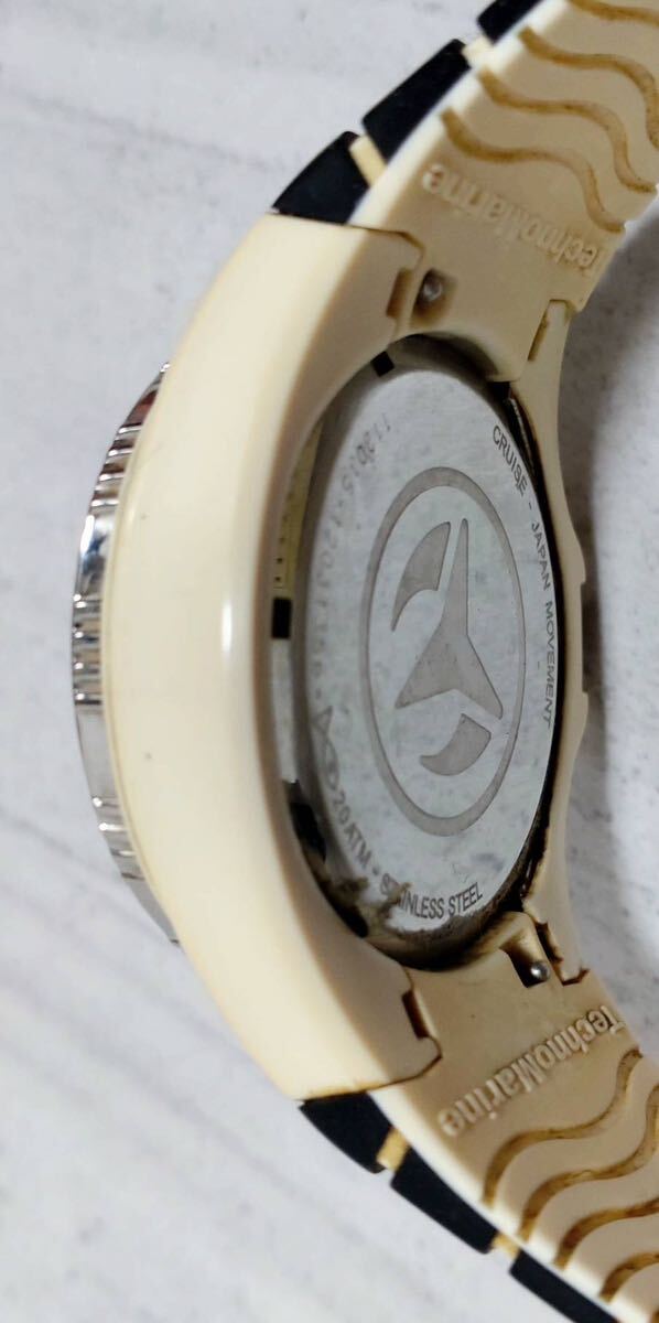 ■ Techno Marine ■ テクノマリーン クロノグラフ クォーツ 腕時計 時計 メンズ 動作未確認の画像5