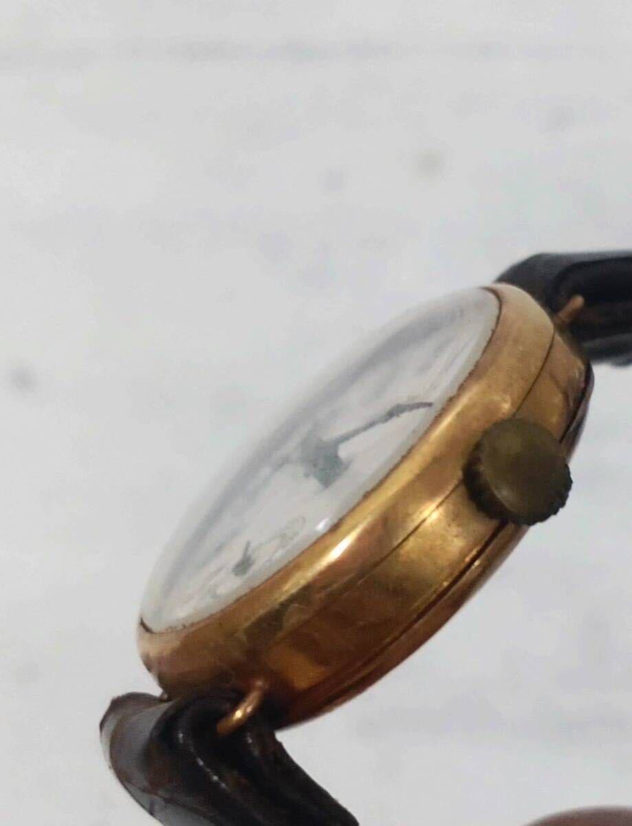 ■希少レア■ CHRONOMETER EDMOND クロノメーター エドモンド 18K 750 金 時計 腕時計 アンティーク ヴィンテージ 動作未確認 ジャンクの画像2