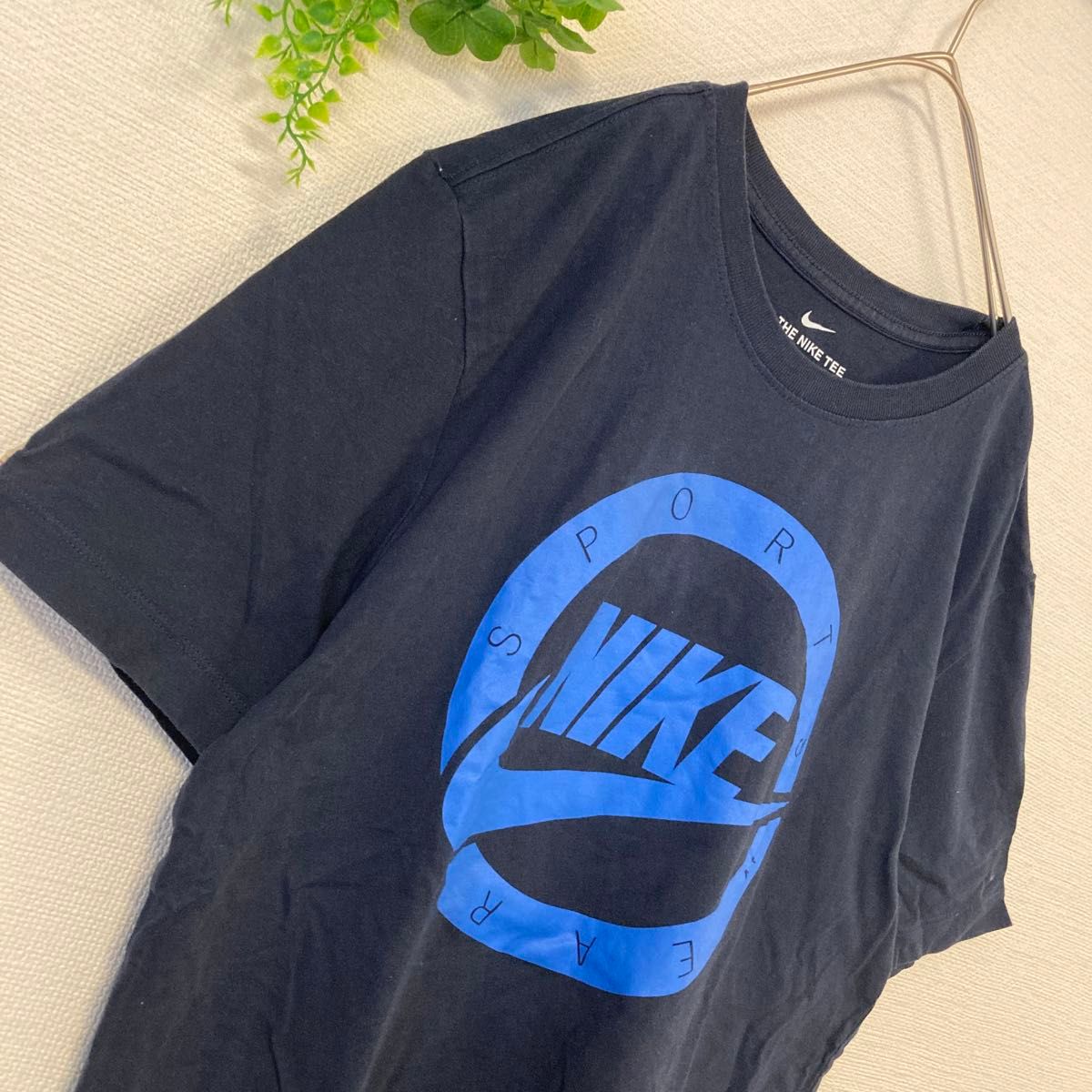 【最終値下げ　990円！】ナイキ NIKE Tシャツ スウッシュ デカロゴ ネイビー