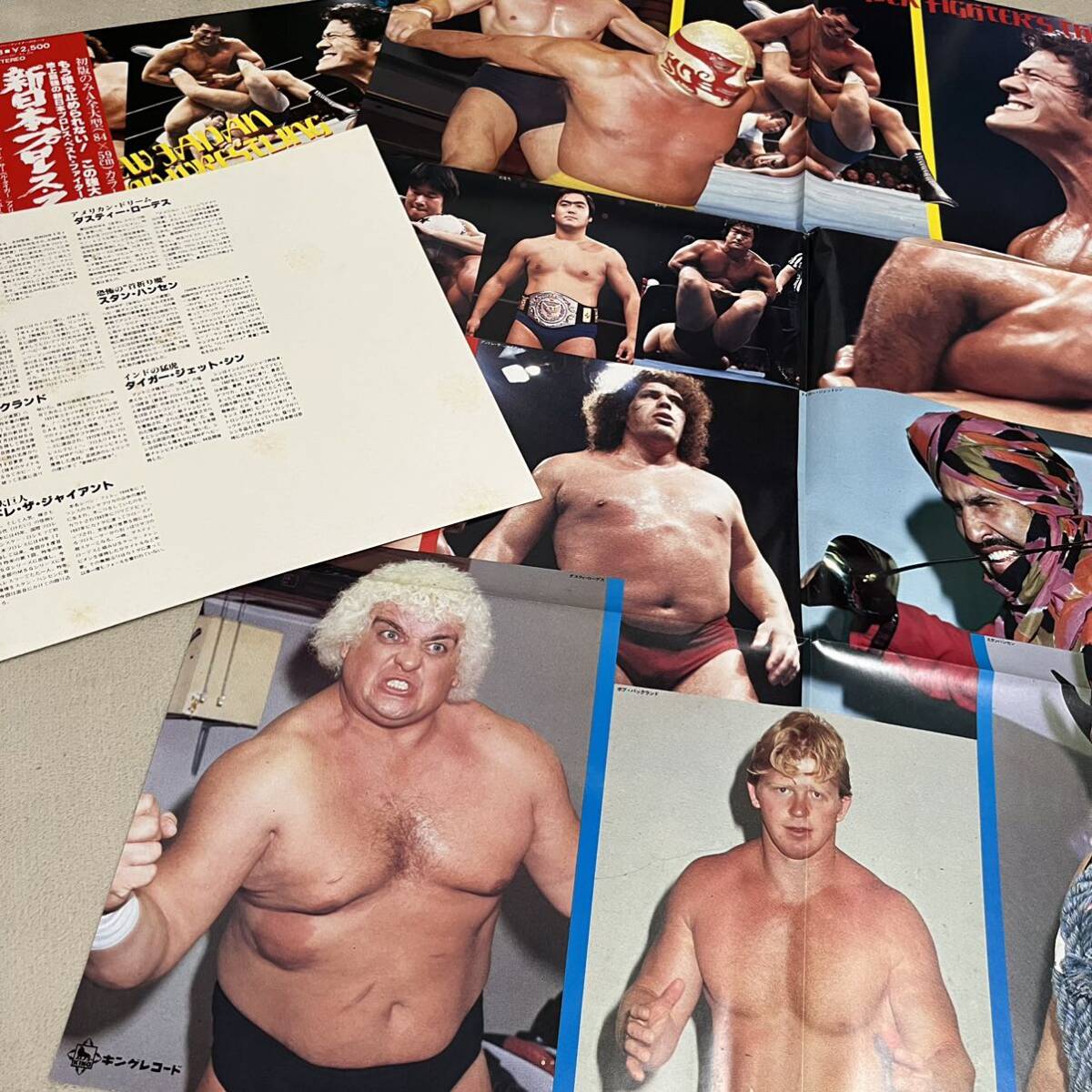 【帯付】新日本プロレススーパーファイターのテーマ NEW JAPAN PRO-WRESTLING SUPER FIGHTER'S THEME / LP レコード / K25A18 /ライナー有/_画像6