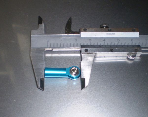  cheap 4mm aluminium Rod end ( regular screw 2 piece )( reverse screw 2 piece ) purple color 