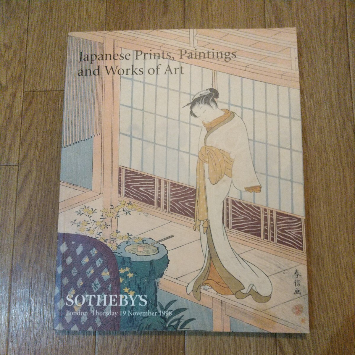 SOTHEBY'S Japanese Prints,Paintings and Works of Art 図録_画像1