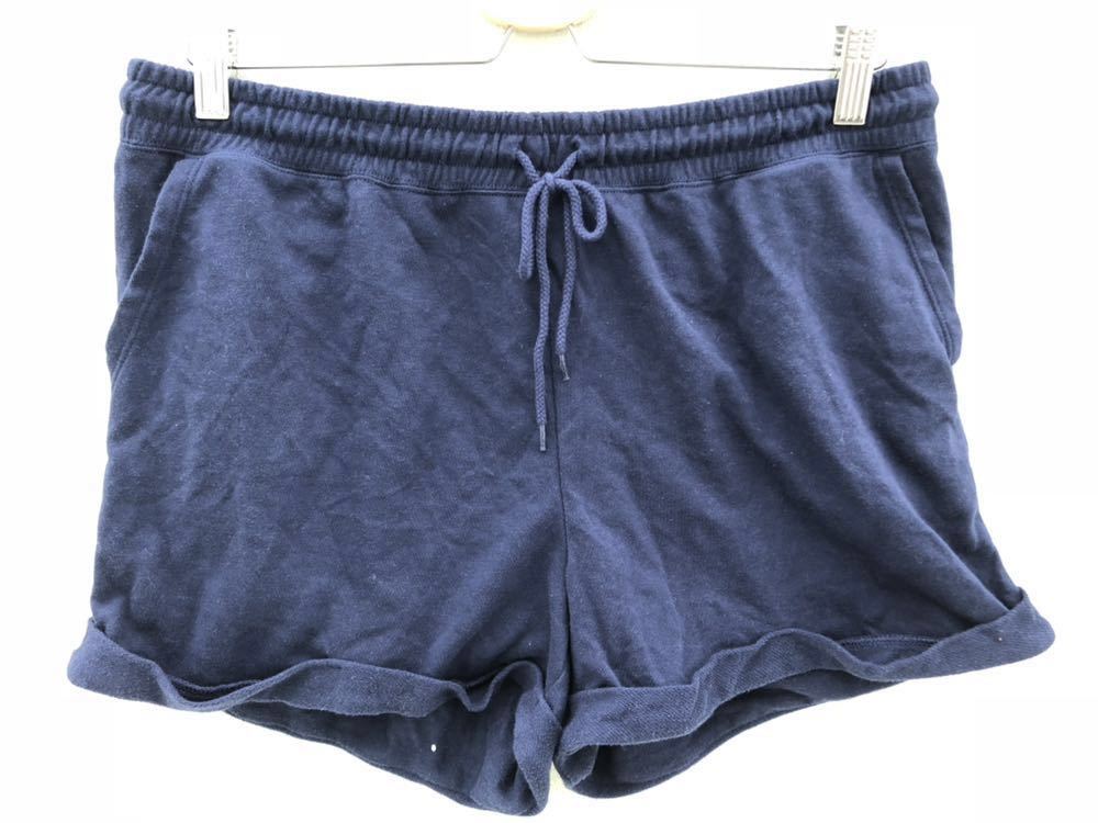 【お値打!】 ★ UNIQLO / ユニクロ ★ スウェット ショートパンツ ゆったり ネイビー(KN06L414)