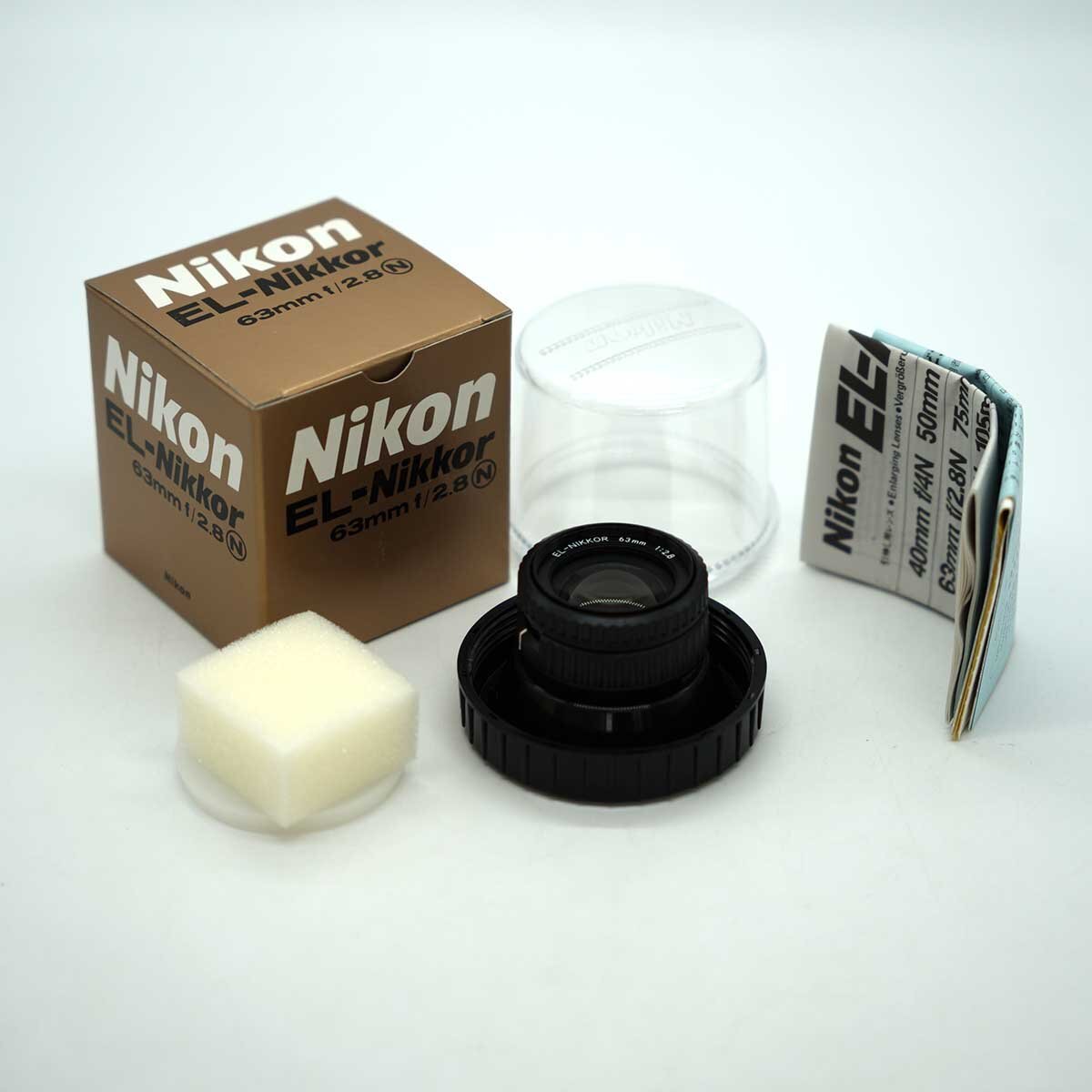 △未使用品 Nikon EL-NIKKOR エル・ニッコール63mm F2.8N（35mmマイクロ・35mm判用）の画像1
