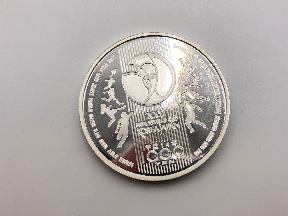 □★ 日本 2002 純銀1オンス 1000円銀貨プルーフ 2002 FIFA World Cup Korea/Japanの画像1