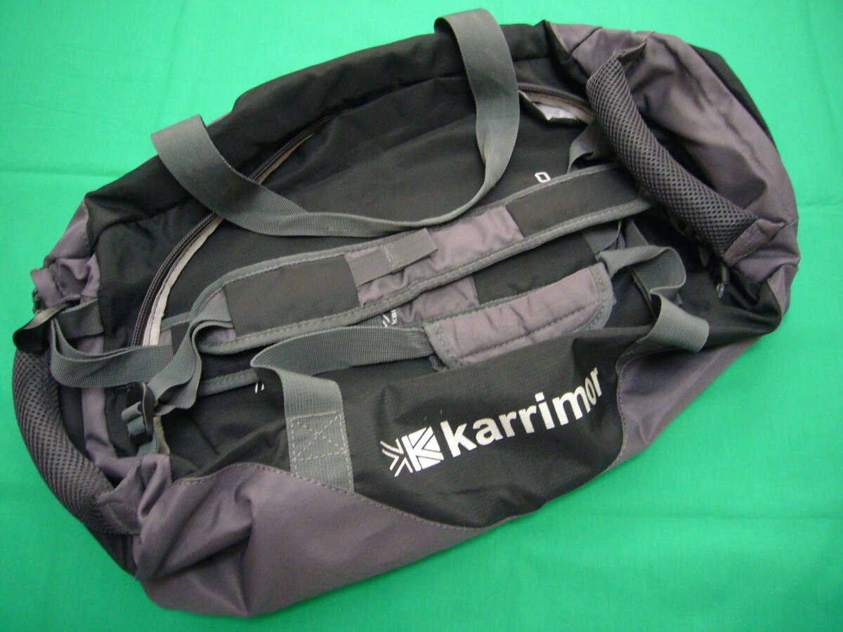 karrimor cargo 40 bag カリマー カーゴ40 ダッフルバッグ ボストンバッグ リュックサック バックパックの画像1