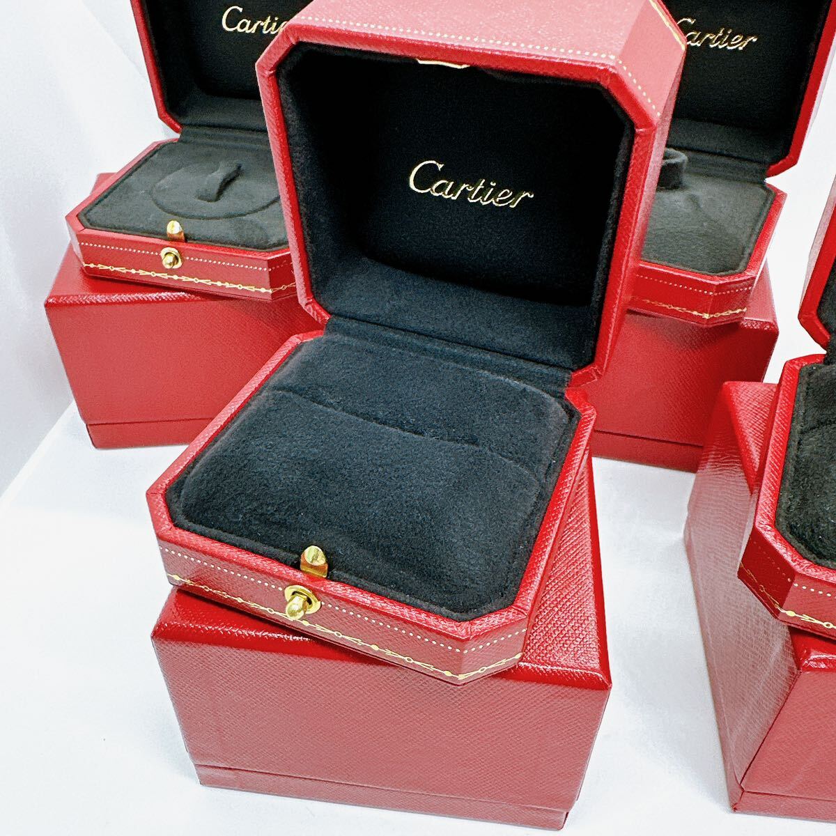 04087 ... Cartier  коробка  ... коробка   кейс   коробка   оригинальный   кольцо    кольцо   5 шт.   комплект  