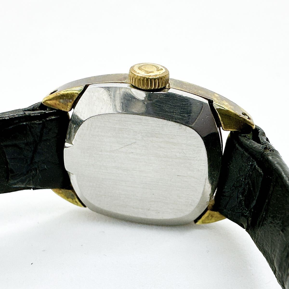 04108 オメガ OMEGA 稼働品 デビル DE VILLE レディース 腕時計 手巻き ゴールドカラー アンティーク ヴィンテージ_画像6