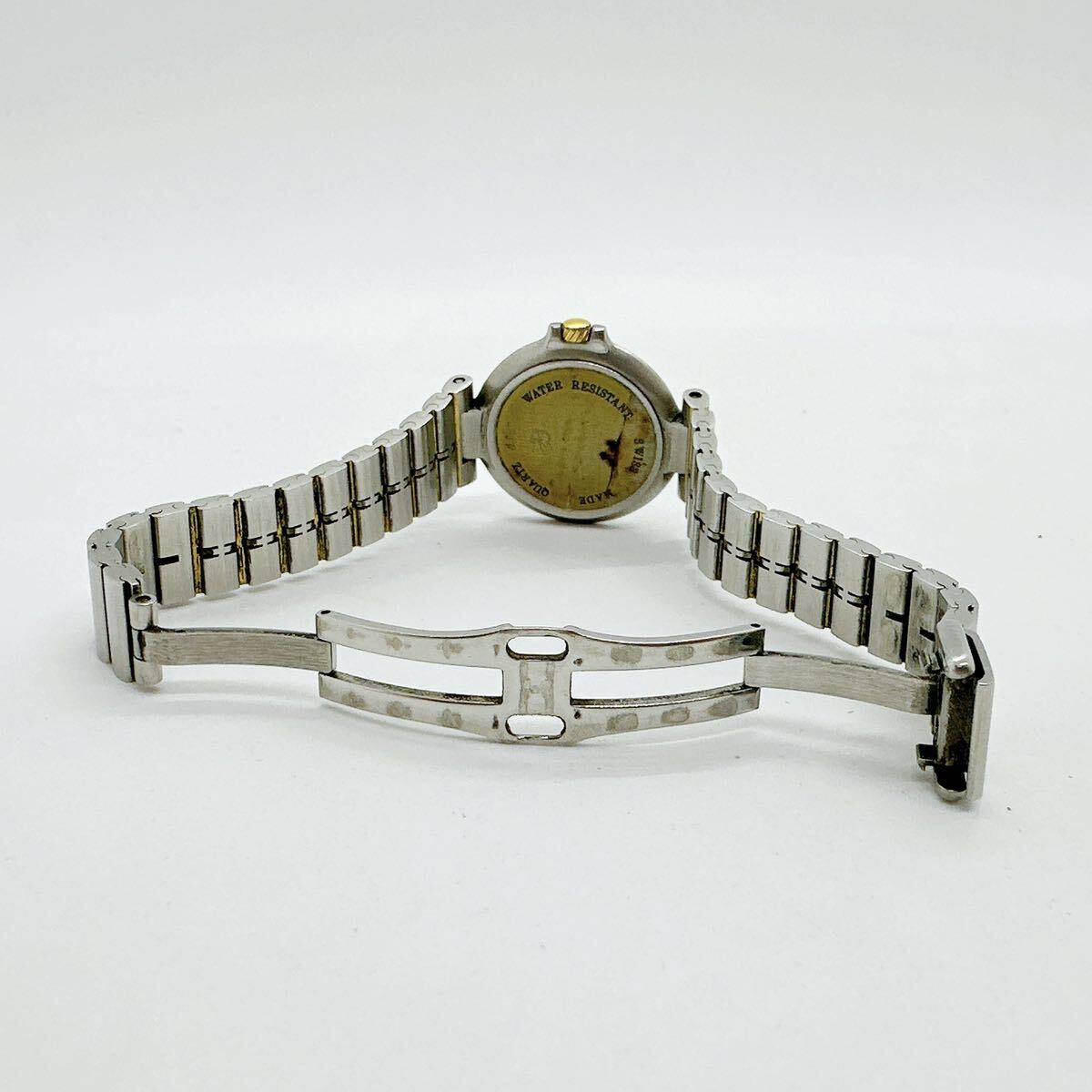 04257 ダンヒル dunhill 稼働品 ミレニアム レディース 腕時計 クォーツ 電池式 QZ 12PD ダイヤの画像7