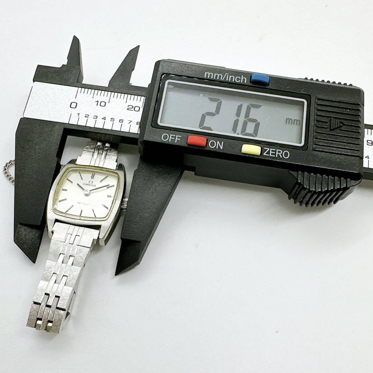 04265 オメガ OMEGA 稼働品 デビル DE VILLE レディース 腕時計 手巻き シルバーカラー アンティーク ヴィンテージ