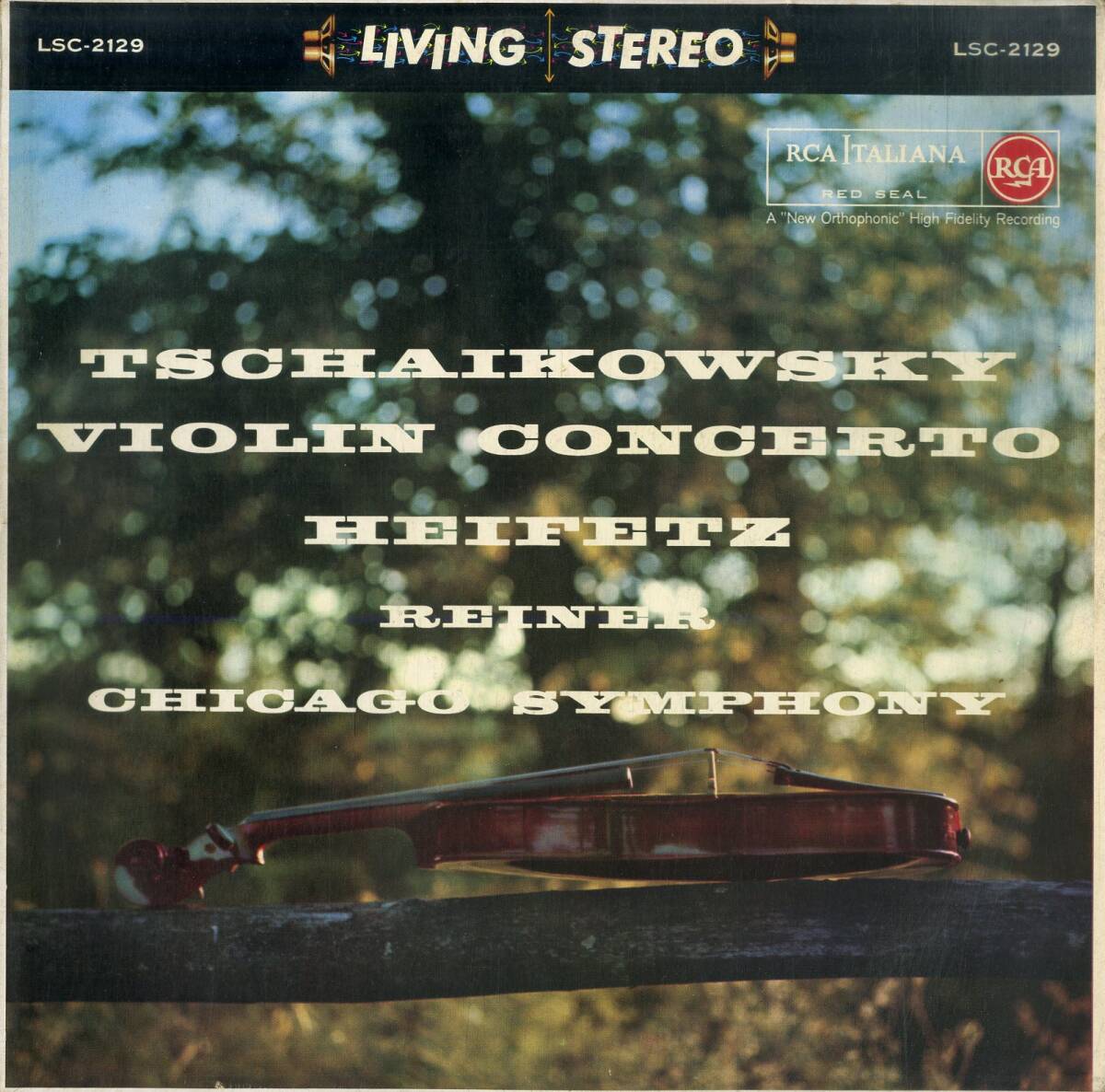 A00593080/LP/ヤッシャ・ハイフェッツ「Tschaikowsky / Violin Concerto」の画像1