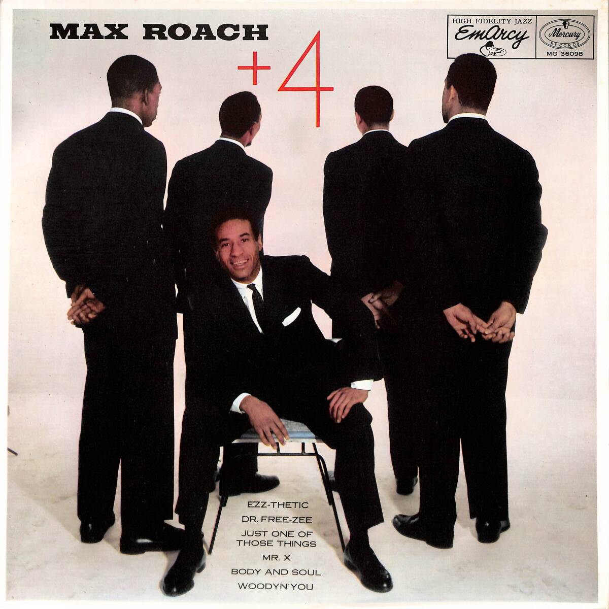 A00591782/LP/マックス・ローチ「Max Roach + 4 (MG-36098・ハードバップ)」_画像1