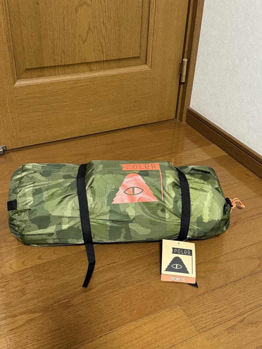 POLeR ポーラー 2 PERSON TENT FURRY CAMO 未使用、未開封品の画像1