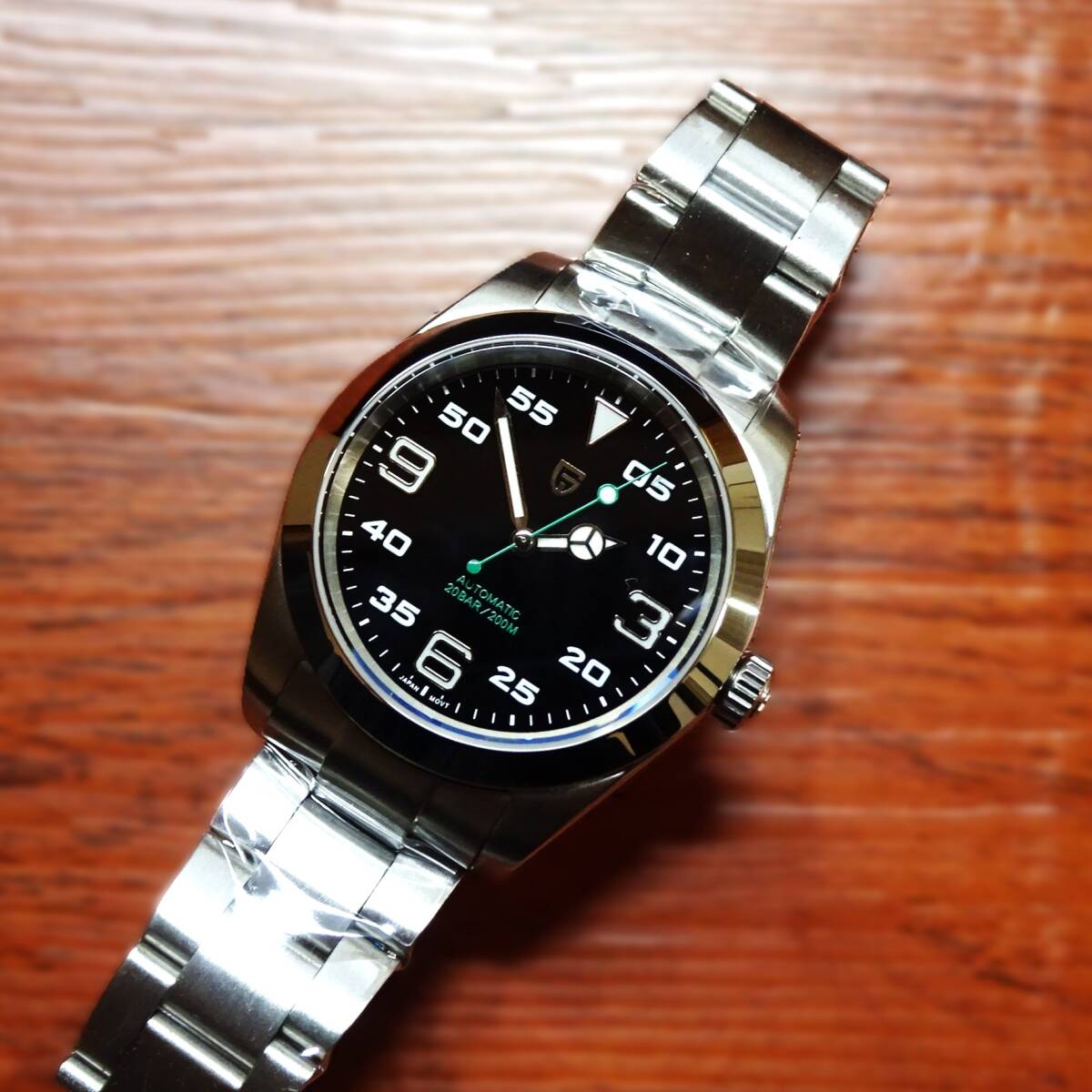 送料無料・新品〓 PAGANI DESIGN・パガーニデザイン・エアキンオマージュウォッチ腕時計 機械式NH35Ａ・ PD-1692・SUS316Lフルステンレス製_画像7