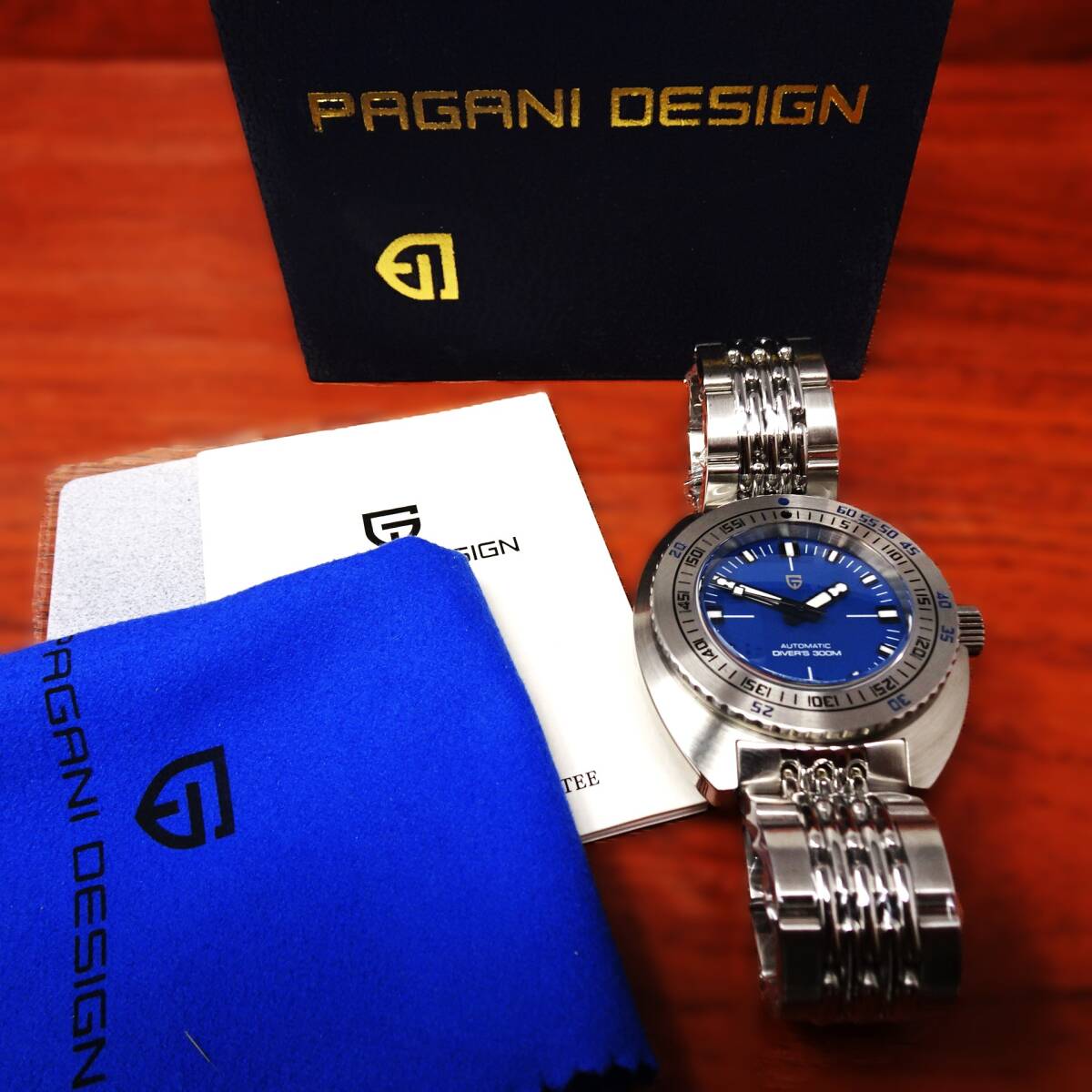 送料無料・新品〓 PAGANI DESIGN・パガーニデザイン・ダイバーウォッチ・オマージュ腕時計 機械式NH35・ PD-1719・315Lフルステンレス製の画像10