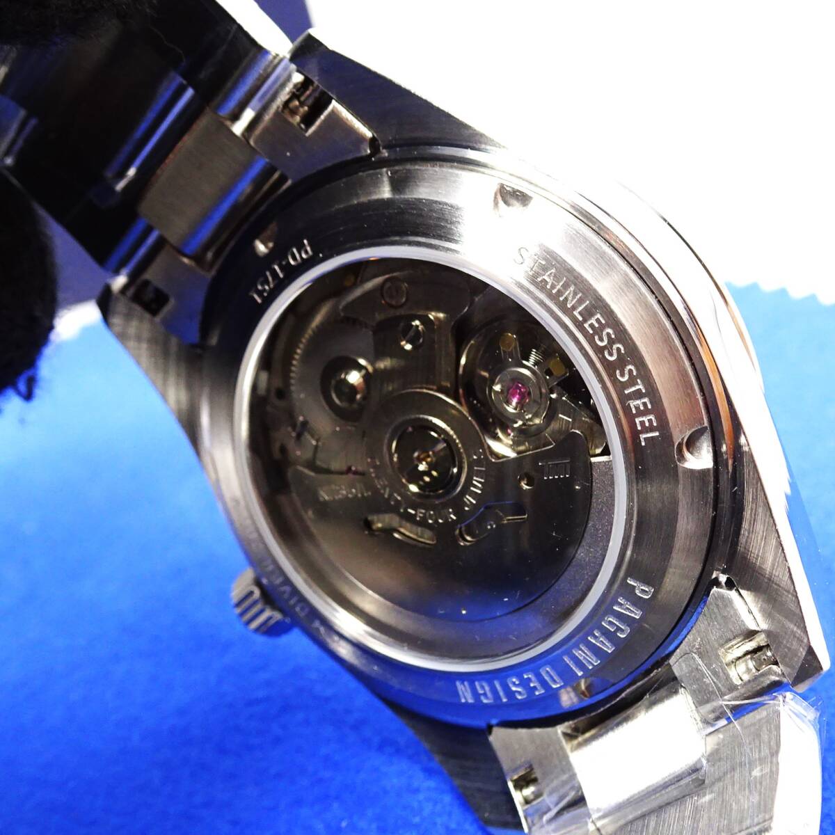 送料無料〓新品〓腕時計 メンズ パガーニデザインブランド・ PAGANI DESIGN 機械式・NH35Ａ オマージュウォッチ・フルメタルモデルD-1751_画像6