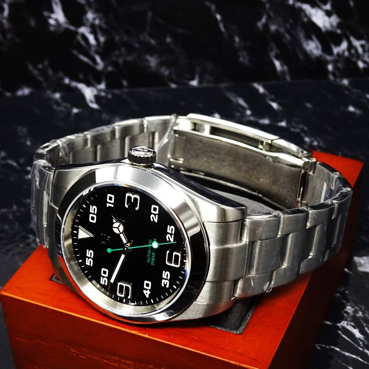 送料無料・新品〓 PAGANI DESIGN・パガーニデザイン・エアキンオマージュウォッチ腕時計 機械式NH35Ａ・ PD-1692・SUS316Lフルステンレス製の画像2