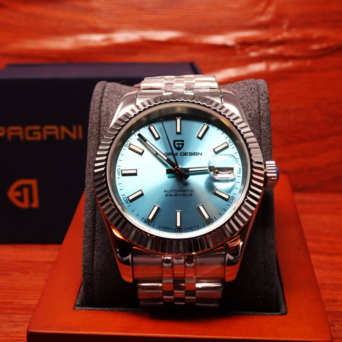 送料無料・新品〓 PAGANI DESIGN・パガーニデザイン・オマージュウォッチ腕時計 機械式NH35Ａ・ PD-1645・315Lフルステンレス製の画像10