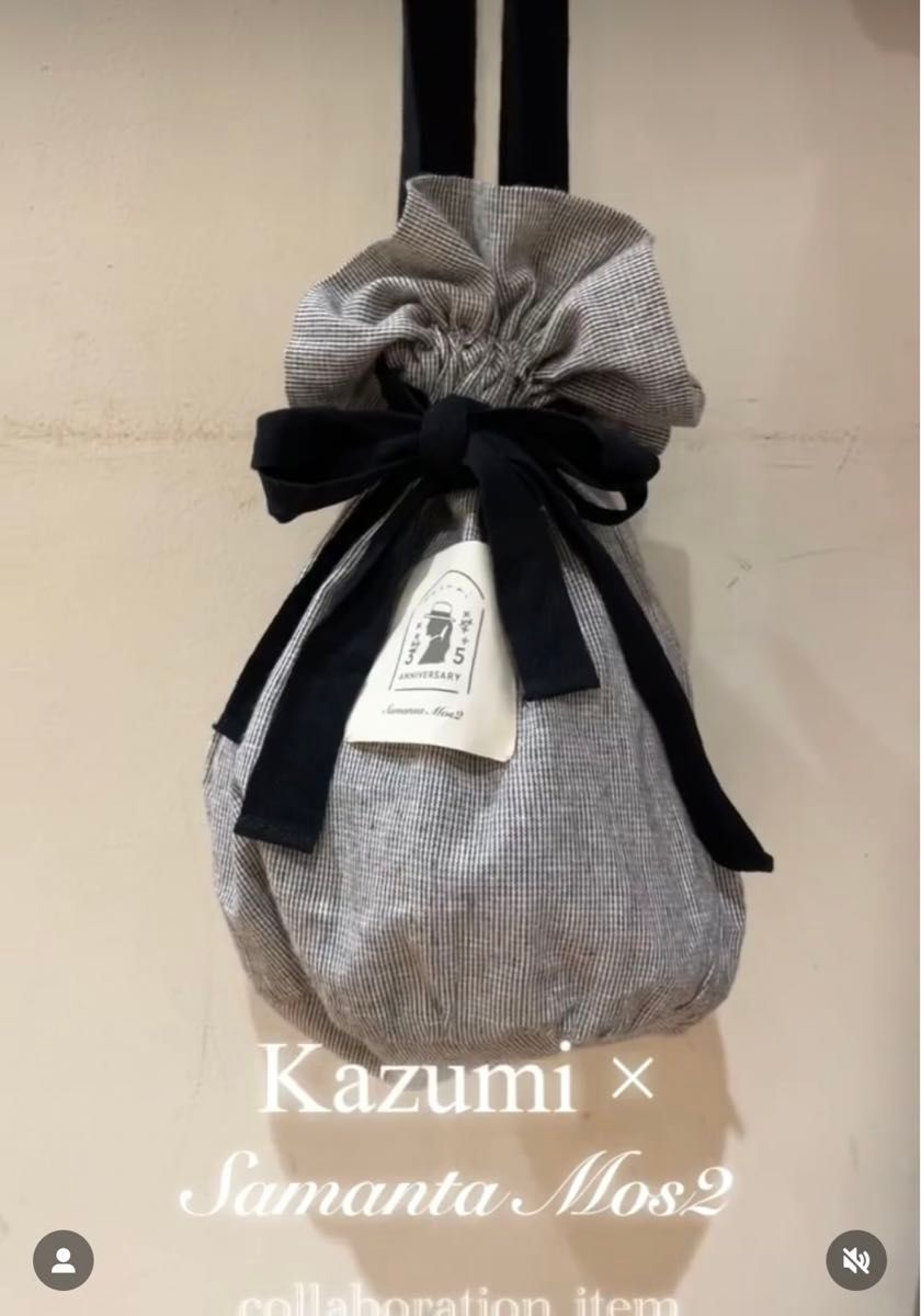 新品 サマンサモスモス kazumi コラボ ノベルティ バッグ SM2 新品 サマンサモスモス kazumi コラボ ノベルティ バッグ SM2