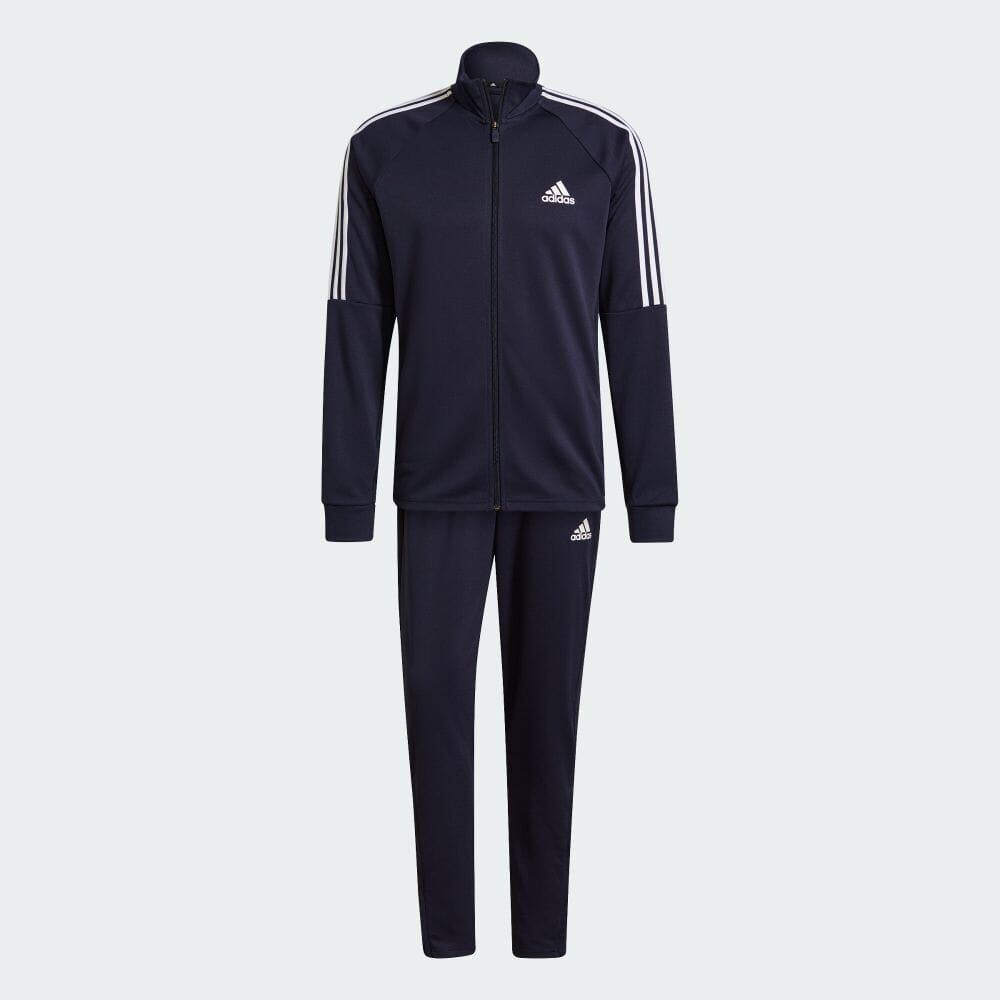 新品未使用 adidas 【XL】セットアップ ジャージ アディダス 上下 スポーツ カジュアル 運動 上着 長ズボン ジャケット ネイビー 紺 8802の画像5