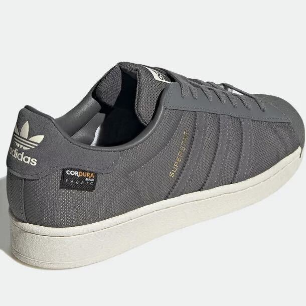  new goods unused adidas super Star [29.5cm] regular price 14500 jpy superstar leather natural leather sneakers Adidas super star 1602 shoes gray 
