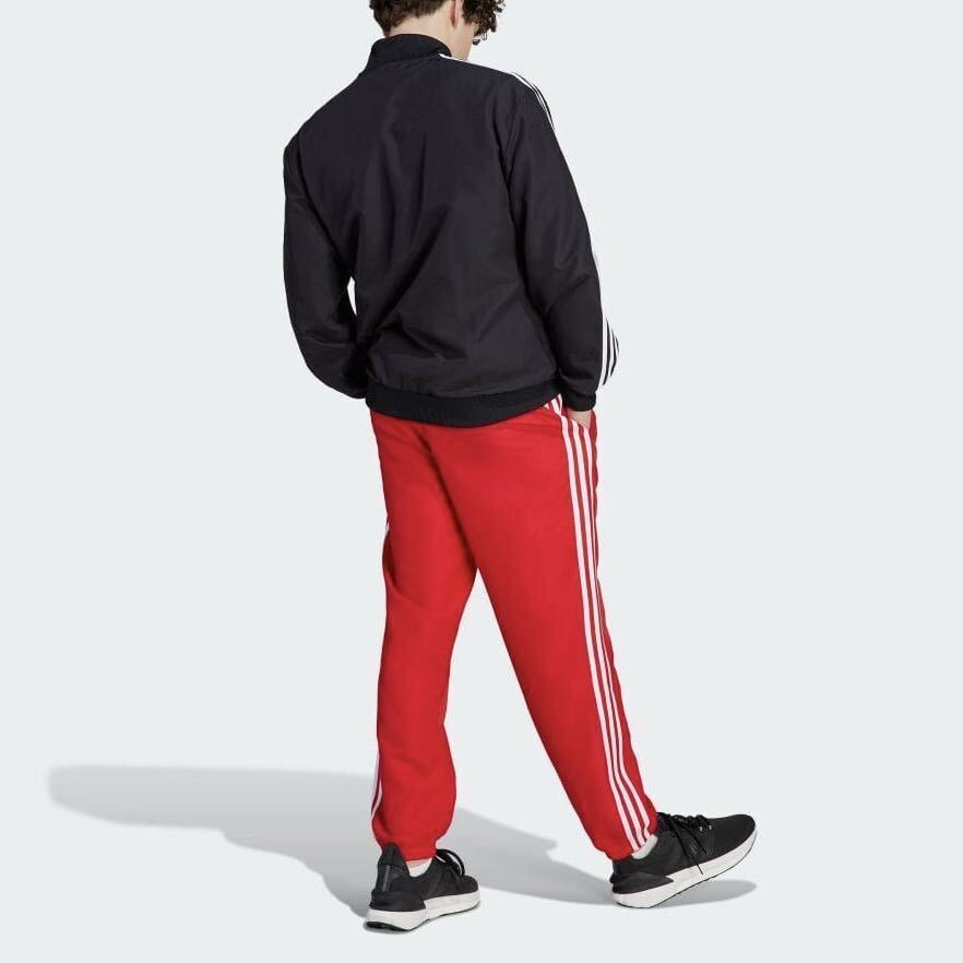 ★送料230円 アディダス 【XL】セットアップ ジャージ adidas 新品 上下 スポーツ カジュアル 運動 上着 長ズボン ジャケット 黒 赤 6060_画像3