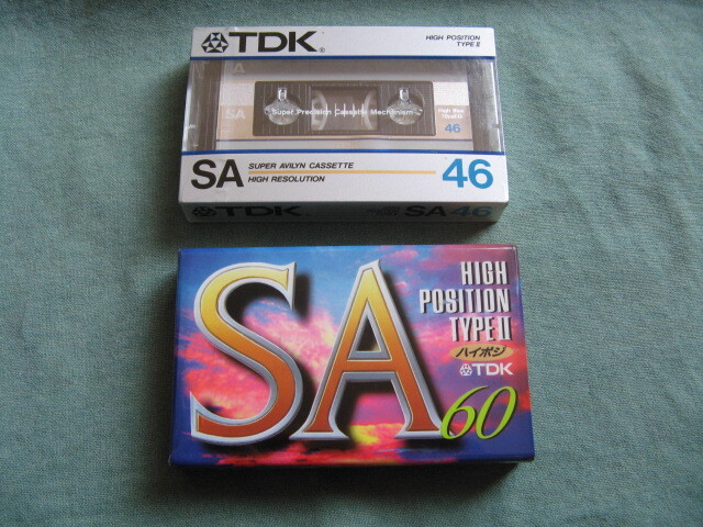 TDK カセットテープ SA 46 60 計2本 未開封品_画像1