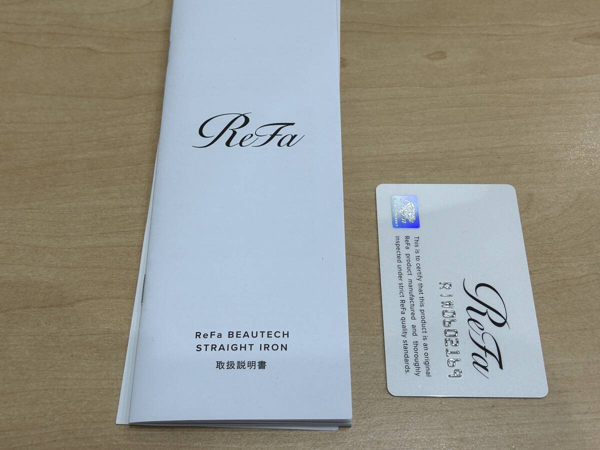 【23457】Refa リファ ビューテック ストレートヘアアイロン RE-AC02A 2022年製 動作確認済み の画像9
